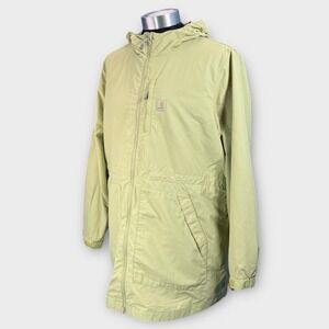 Carhartt Rain Defender Relaxed Fit‎ Jacket Hooded Lightweight Coat Womens XL